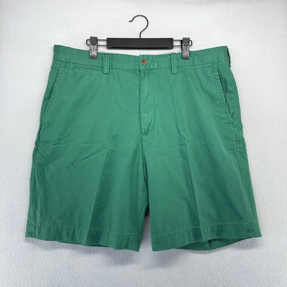 Vintage Ralph Lauren Shorts Mens 38 Green Chino Classic Fit Cotton Casual Golf